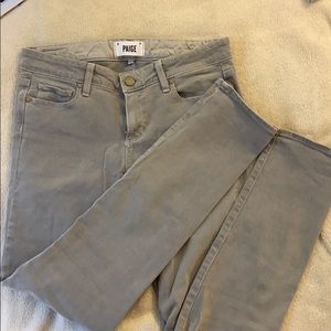 Paige Skyline Ankle Peg Jeans